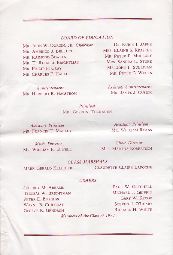 Portsmouth High School Class of 1970
